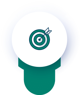 bullseye on a target icon