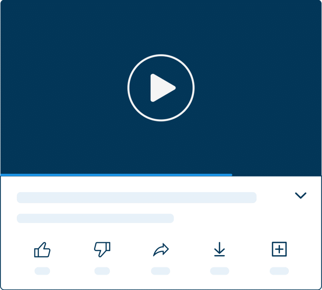 Video player with various control options