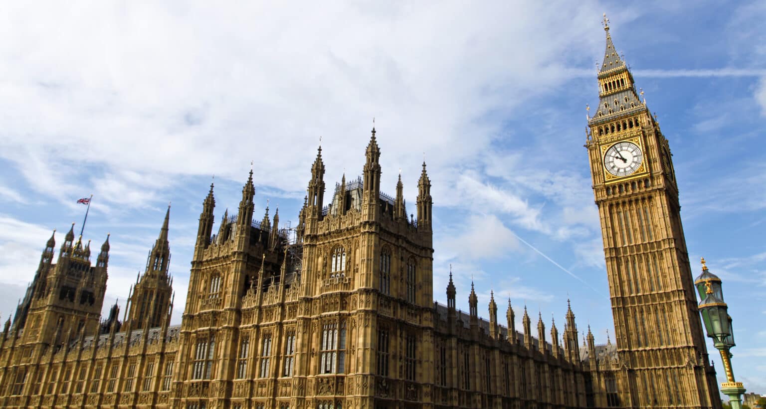 Historic Houses of Parliament and Big Ben clock tower.